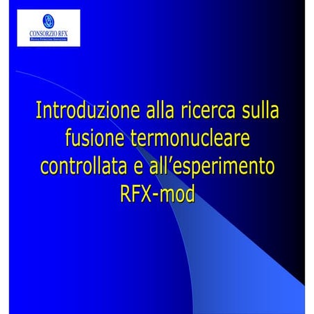Presentazione rfx 20-05-2013
