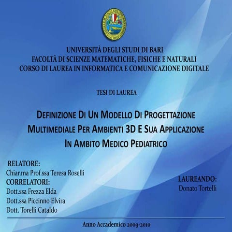 Tesi di laurea - Tortelli Donato