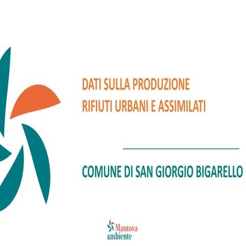 Presentazione bidone racolta vegetali e raccolta differenziata mantova ambiente