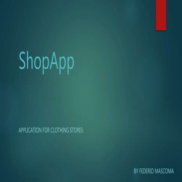 Presentazione shopapp