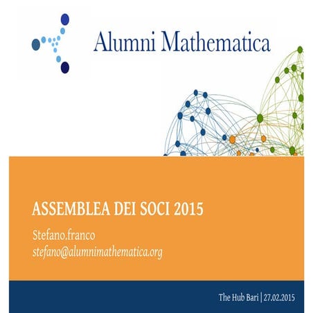 Assemblea dei Soci 2015 - Presentazione attività