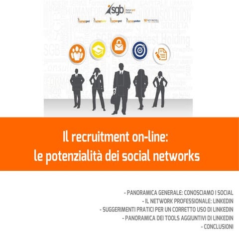 Il recruitment on-line : le potenzialità dei social networks