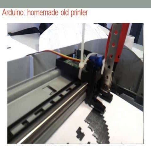 Arduino printer | PPTX | Consumer Electronics | Technology & Computing