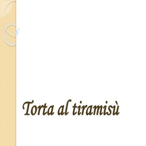 Torta al Tiramisù 