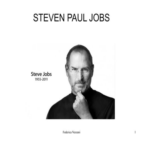 Presentazione steve jobs