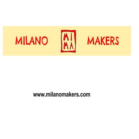 FEEDING CREATIVITY | Milano Makers 