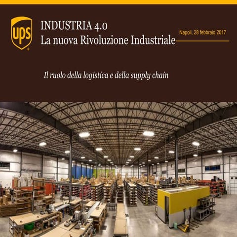 Cofindustria Industry 4.0 Napoli febbraio 28 ruolo della supply chain