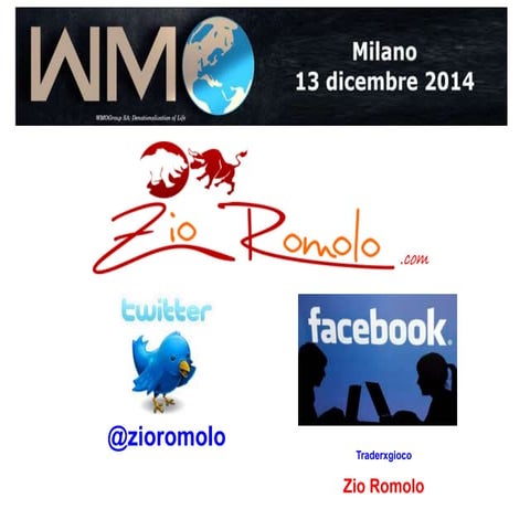 Presentazione WMO Milan 13 december 2014 $SPY $FTMIB $EUROSTOXX50 $GOLD