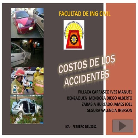 costos de los accidentes