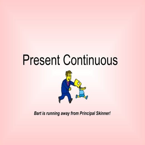 Present continuous