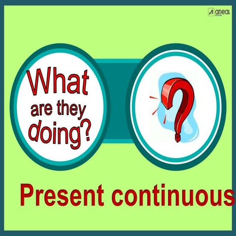 Present continuous English 6