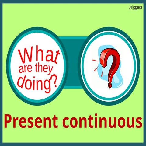 present continuous tense Grammar lessons