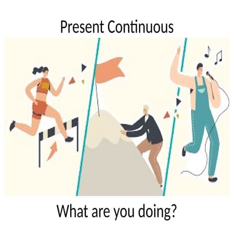 Present Continuous Presentation (conceito e exemplos) | PPTX