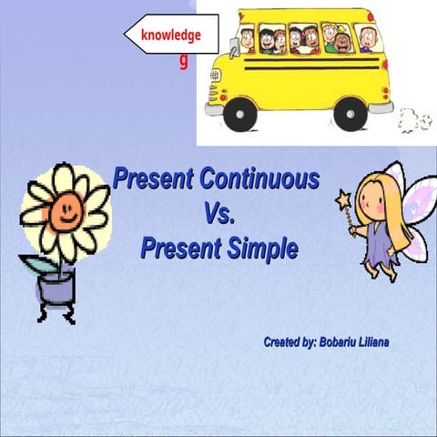 presentcontinuousandpresentsimple power point