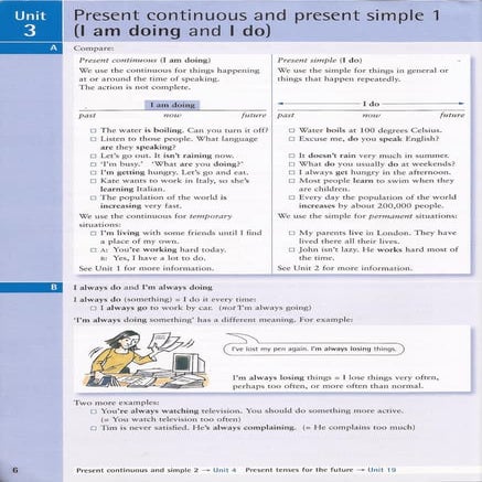 Present continous and simple 1 and 2 | PDF