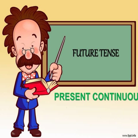 PRESENT CONTINUOUS FOR FUTURE.ppt