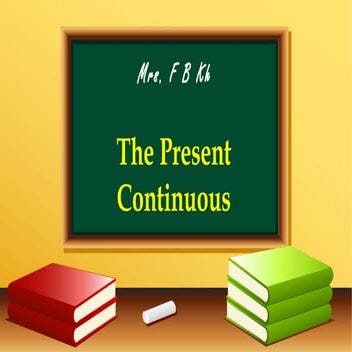 Present continuous ppt