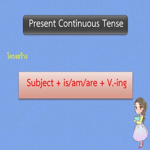 Present continuous tense