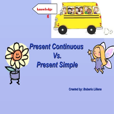 Present continuous vs present simple