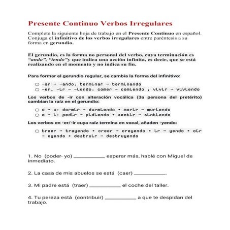Presente Continuo Verbos Irregulares.docx