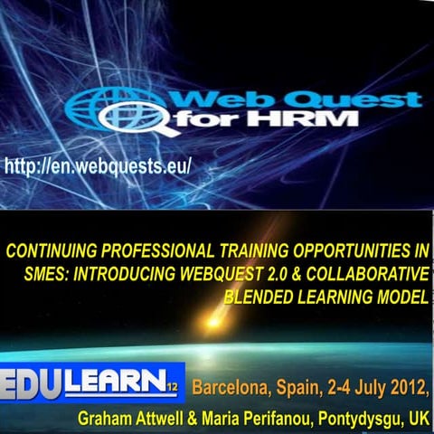 EDULEARN12 - WEBQUEST for HRM project