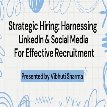 Recruitment strategies by Vibhuti Sharma
