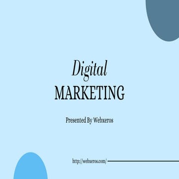 Digital Marketing Company in India | PPTX