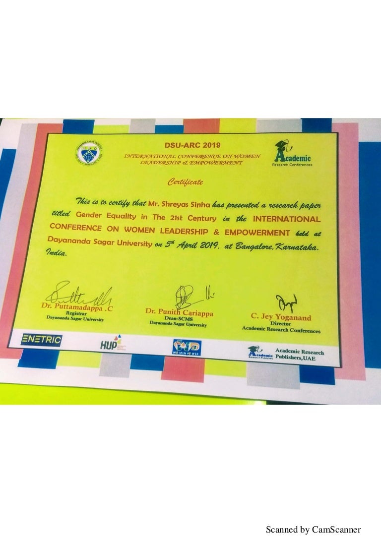 Conference presentation sample image