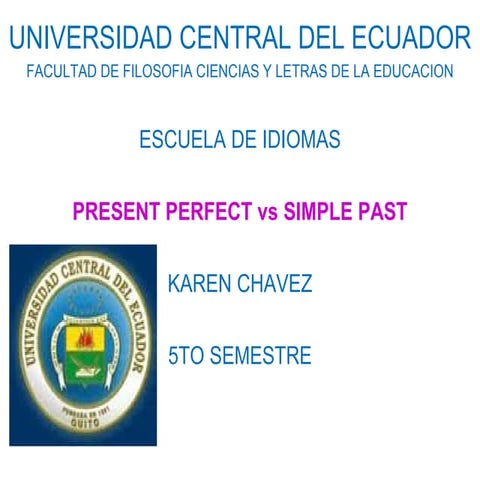 Presente perfect kat