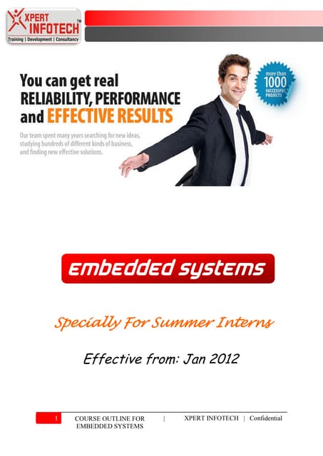 Presenter manual   embedded systems (specially for summer interns)