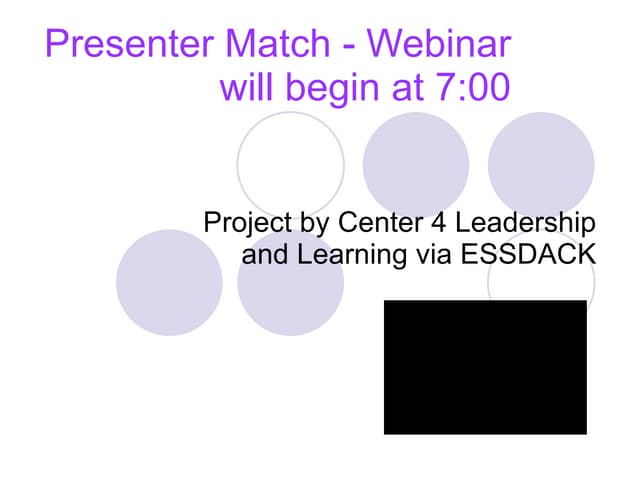 Presenter Match