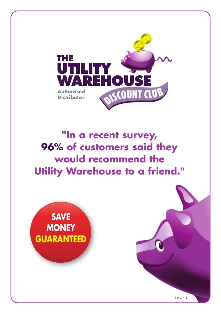 Utility Warehouse Presentation