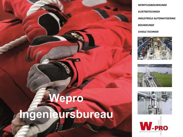 Presenter wepro ingenieursbureau