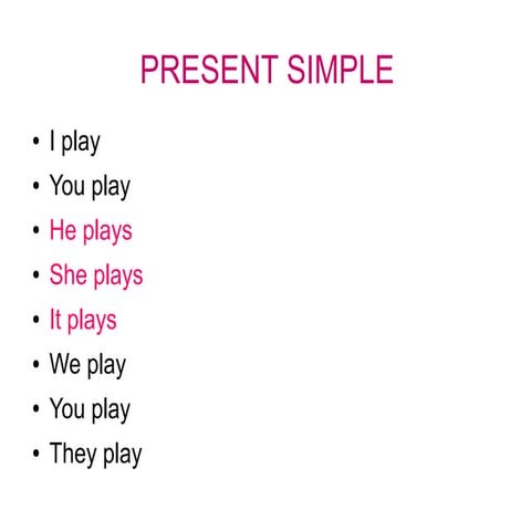 Present Simple