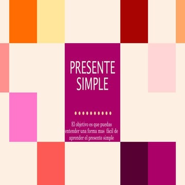 presente simple | DOCX
