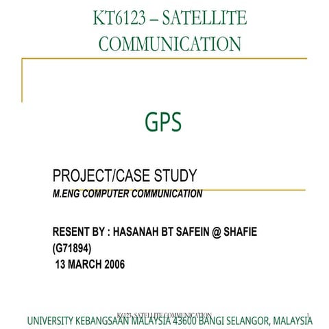 SATELLITE COMMUNICATION PRESENTATION ON GPS(2).ppt