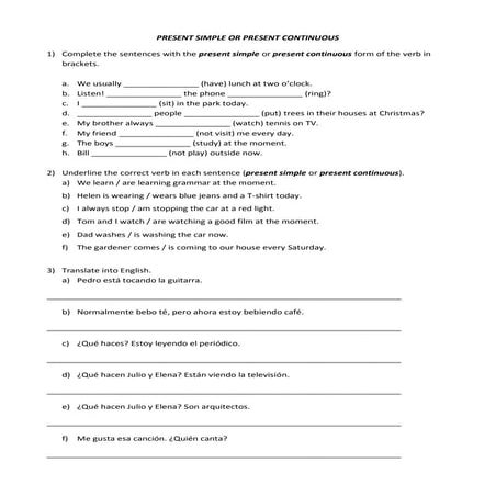 Present activity 2 | PDF