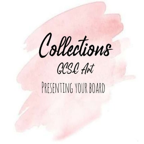 Presenting collections board | PPT