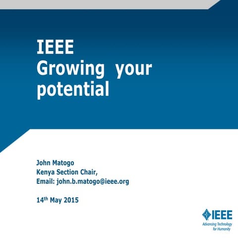 Presenting IEEE  Kenya 