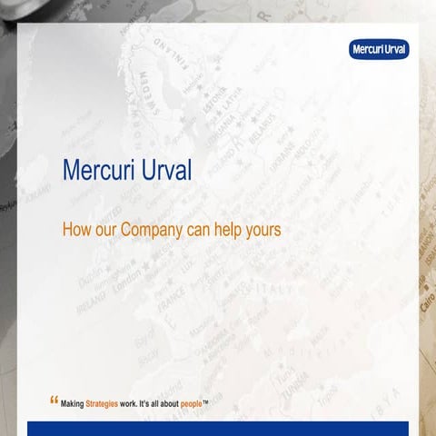 Mercuri Urval Global Capability Client Presentation | PPT