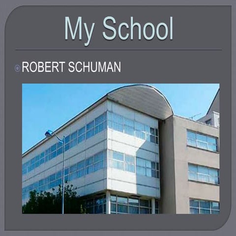 Presenting My School Pptx