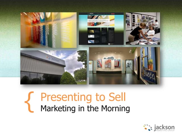 Presenting to Sell