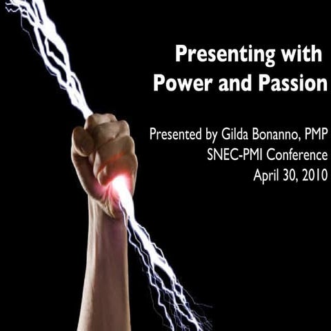 Public Speaking: Presenting with Power and Passion