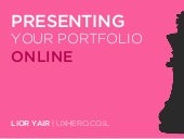Presenting Your Portfolio Online - ...
