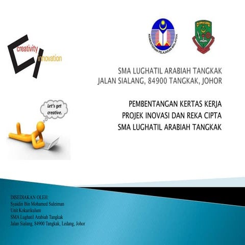 Present inovasi dan reka cipta | PPTX