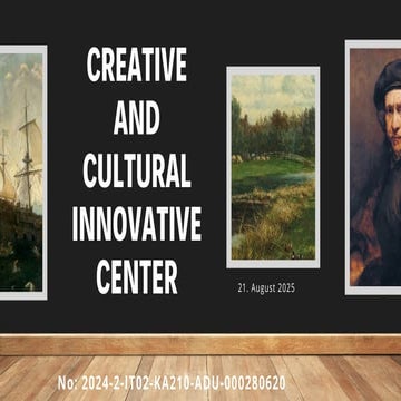 PRESENTION OF THE ERASMUS+ CCCI'S PROJECT