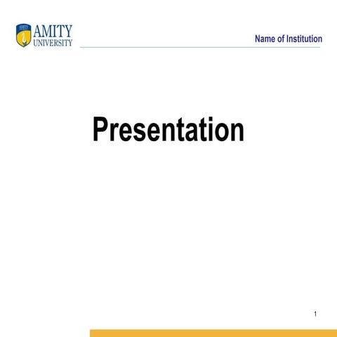 Presentment PPT