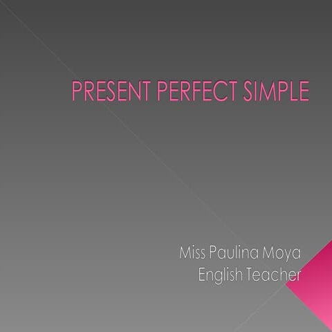 Present perfect simple 