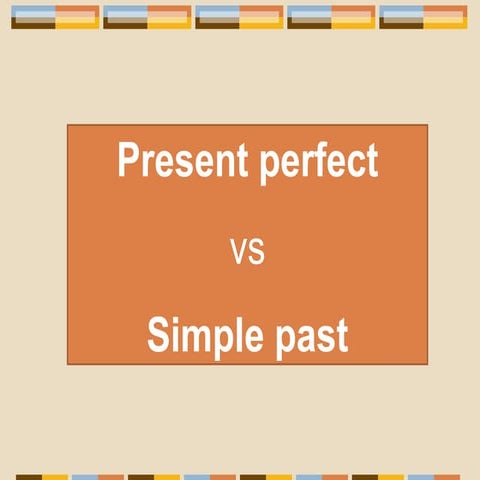 Presentperfectvs simplepast resumen y ejercicios
