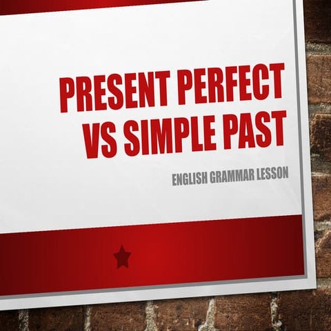 Comprehensive English Grammar Lesson: Present Perfect vs Simple Past ...